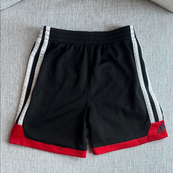 adidas Other - Adidas Toddler Black & Red Athletic Shorts